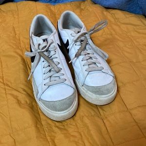 nike platform blazers low